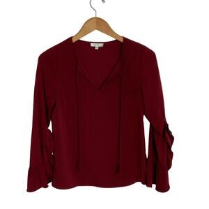 Jade Ruffle‎ sleeve top